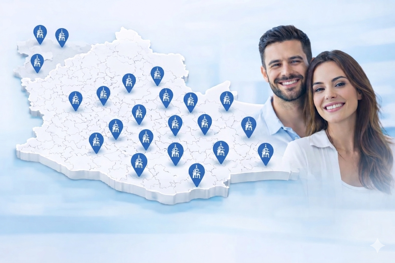 Mapa de sucursales San Francisco